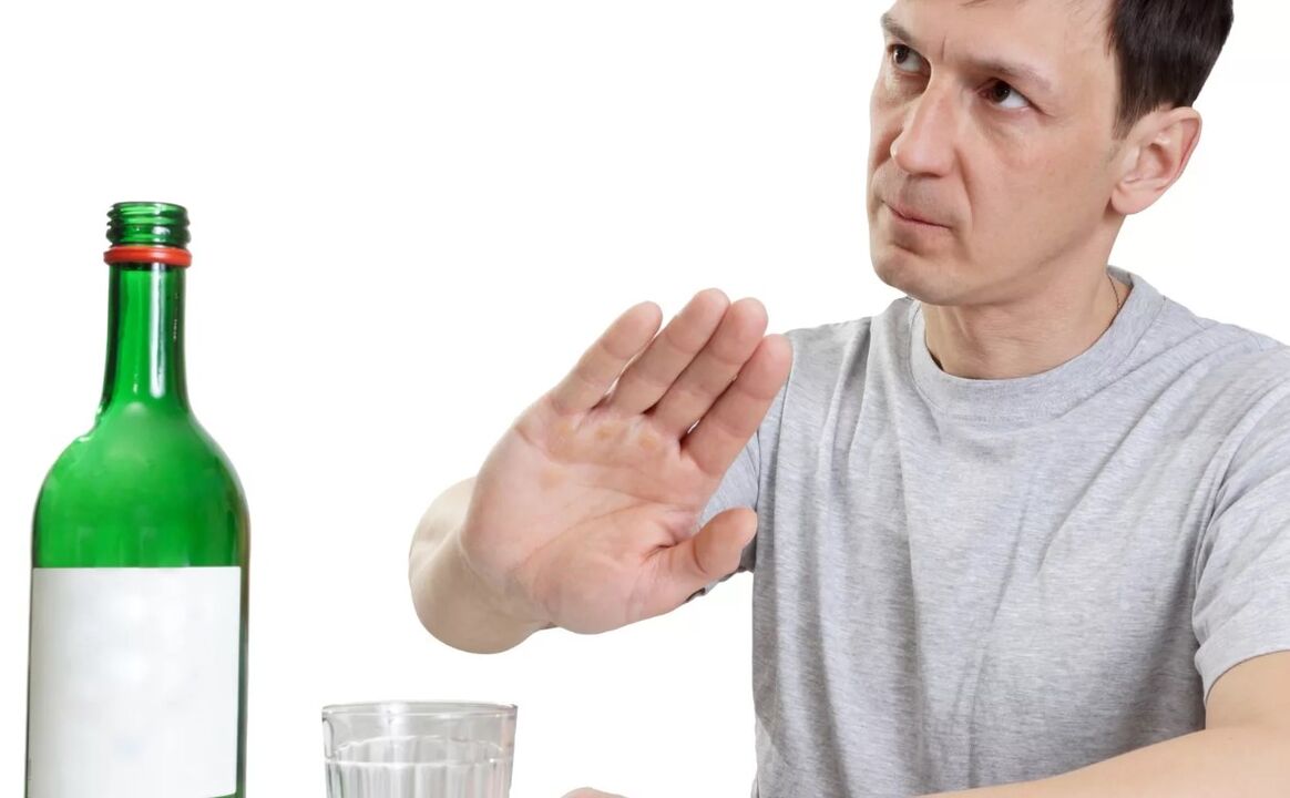 Arrêtez de boire de l'alcool